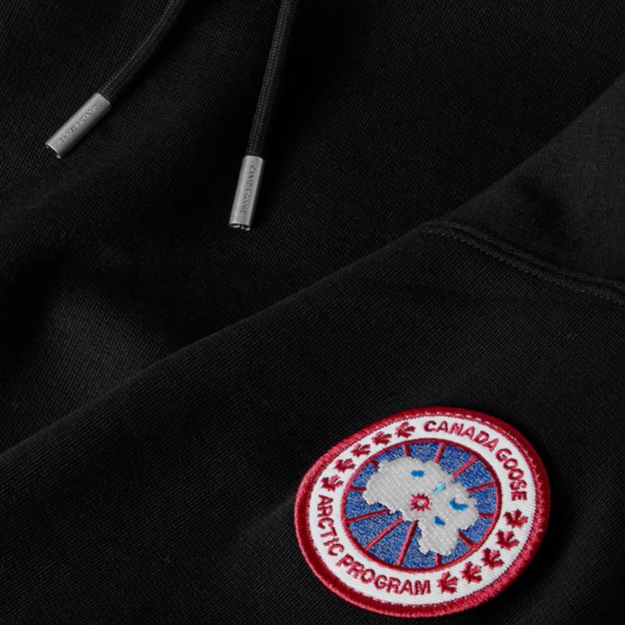 CANADA GOOSE HURON HOODIE BLACK