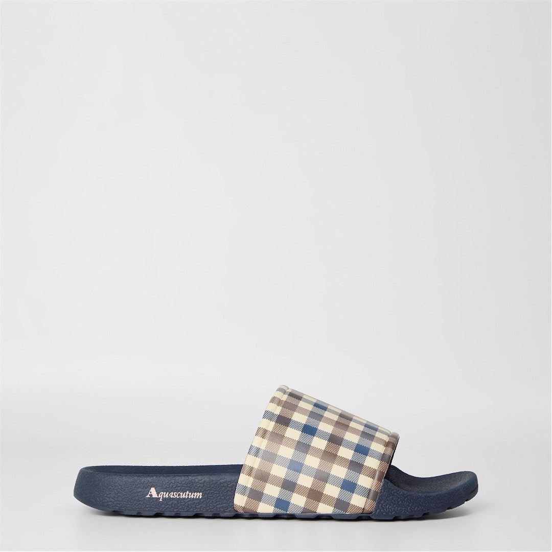 AQUASCUTUM SMALL CHECK SLIDERS