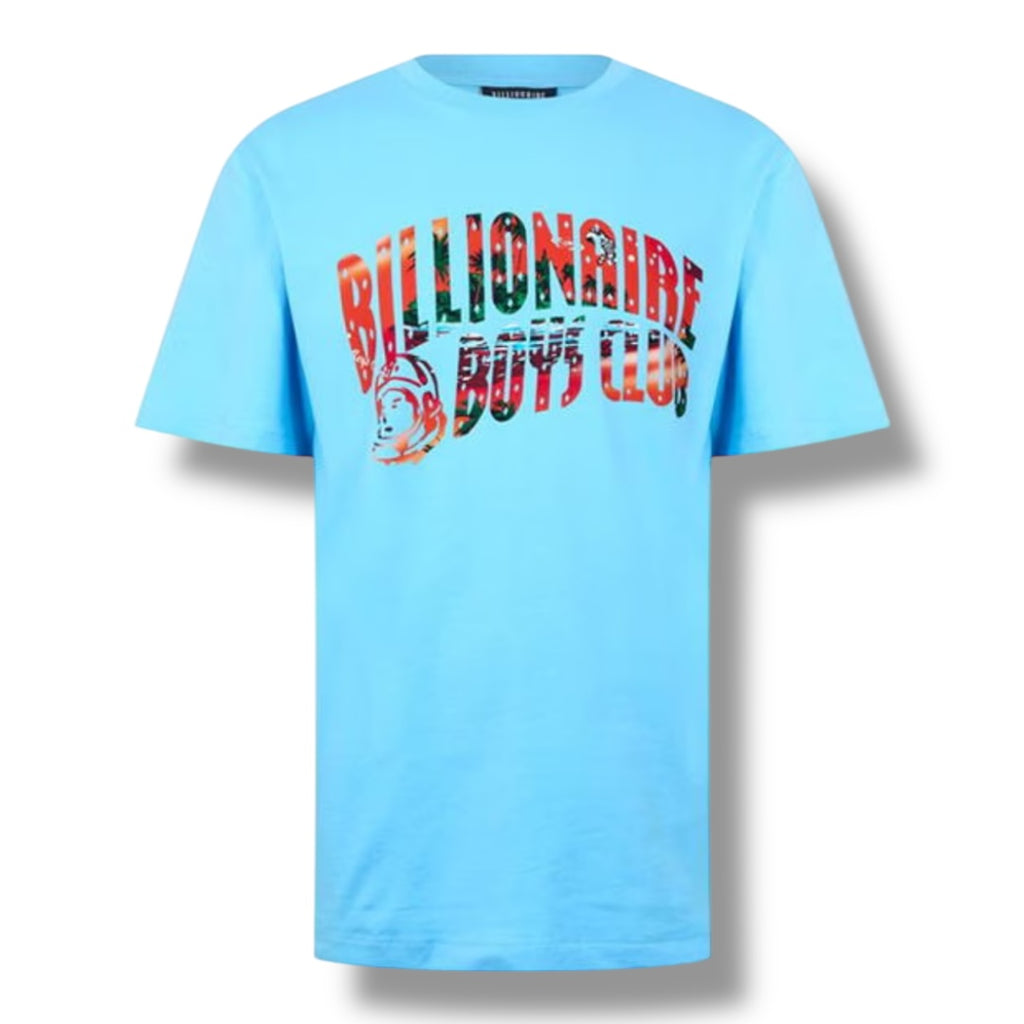 BILLIONAIRE BOYS CLUB TROPICAL ARCH T-SHIRT BLUE