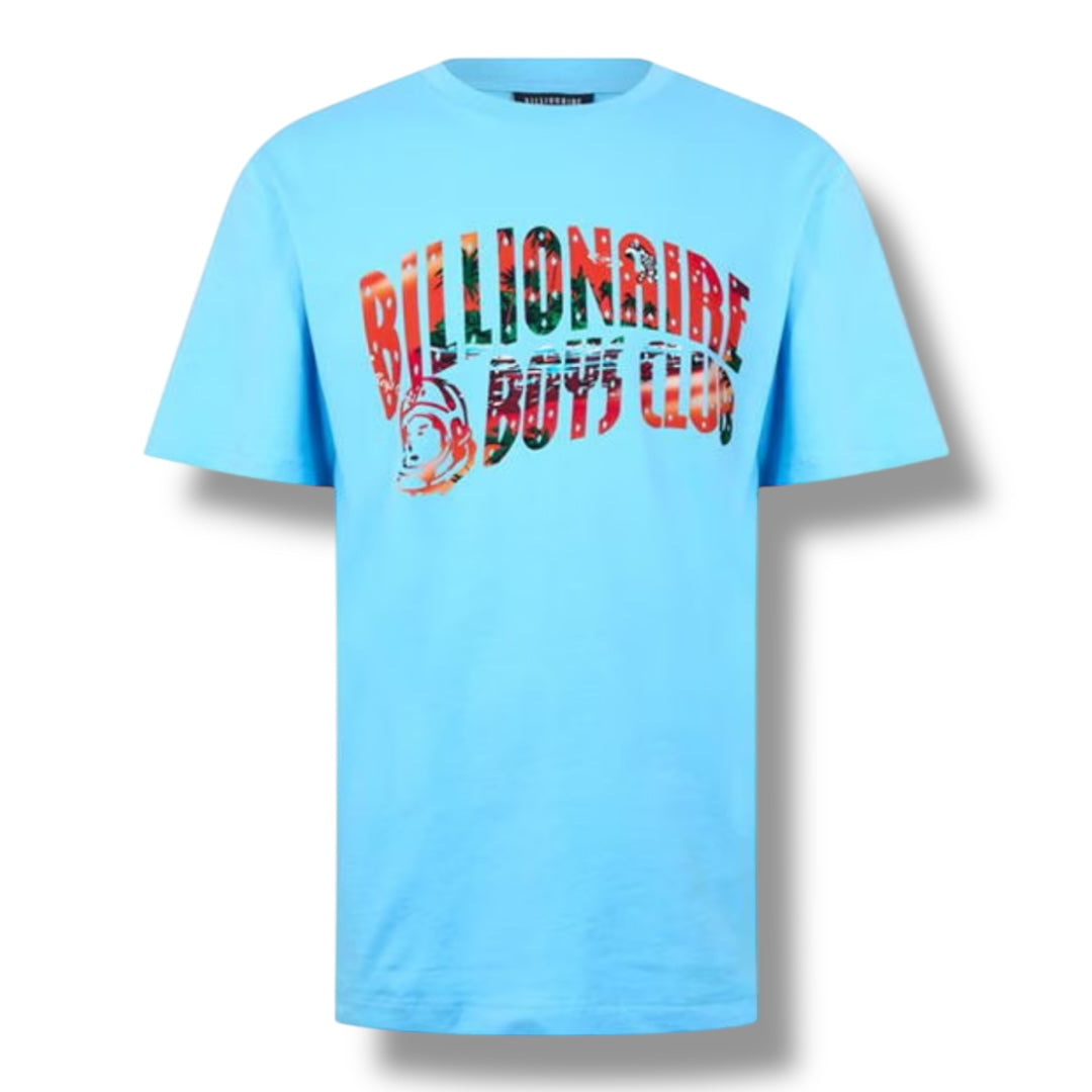 BILLIONAIRE BOYS CLUB TROPICAL ARCH T-SHIRT BLUE