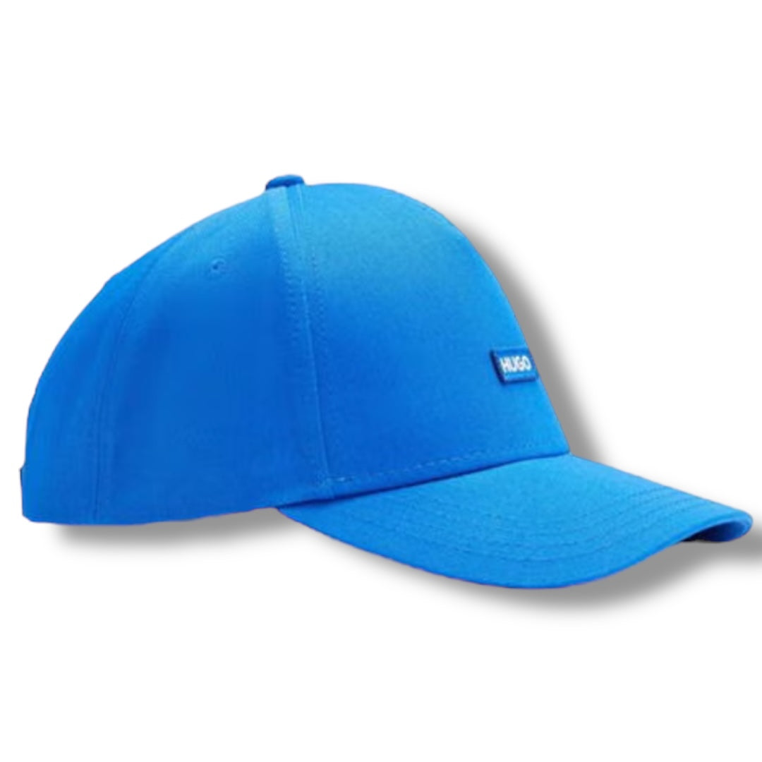 HUGO BOSS HUGO BLUE PATCH BASEBALL CAP BLUE