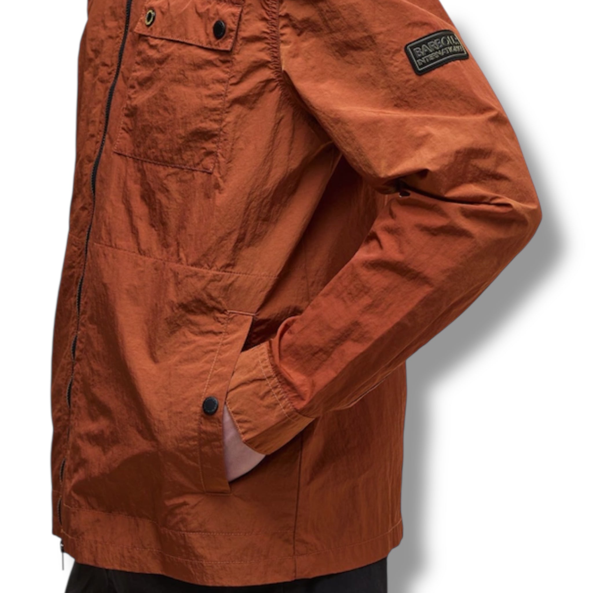 BARBOUR INTERNATIONAL OVERSHIRT ORANGE