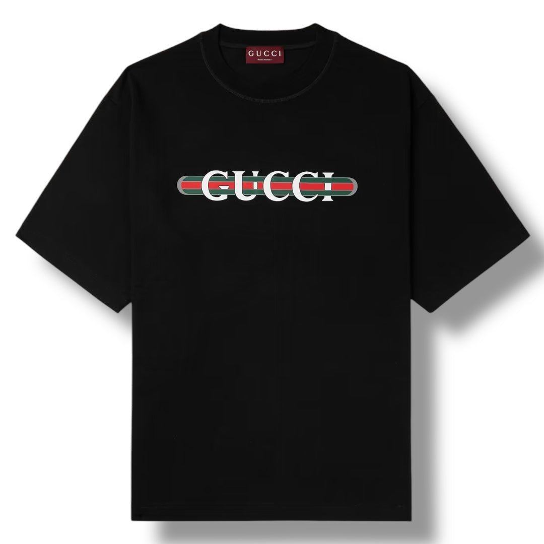 GUCCI INTERWEAVE T-SHIRT BLACK