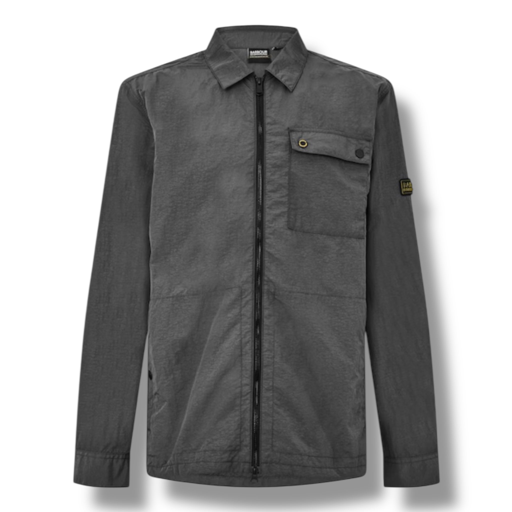 BARBOUR INTERNATIONAL OVERSHIRT CHARCOAL GREY