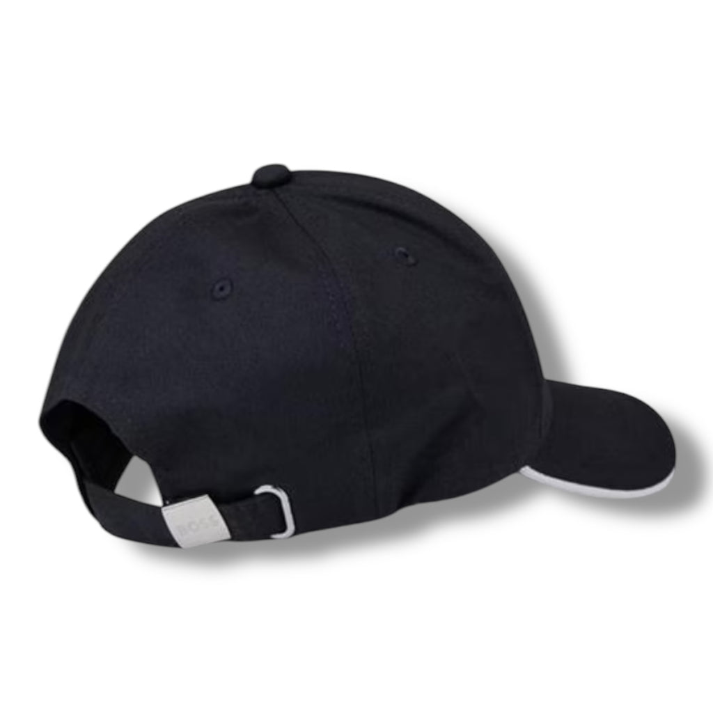 HUGO BOSS TRIM BASEBALL CAP NAVY BLUE