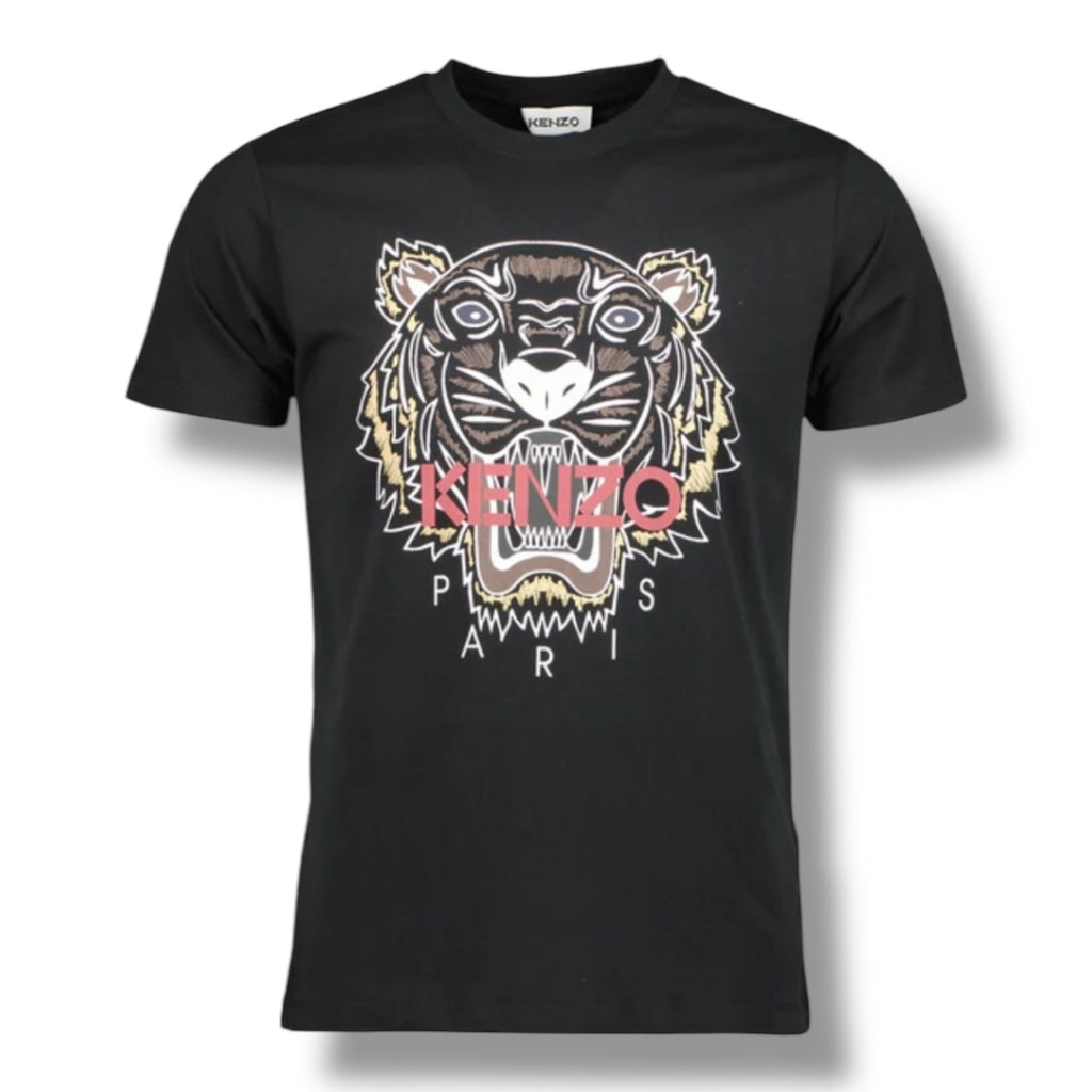 KENZO ICON TIGER T-SHIRT BLACK / BROWN