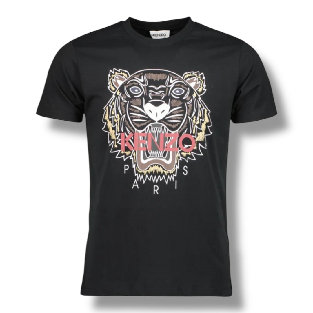 KENZO ICON TIGER T-SHIRT BLACK / BROWN
