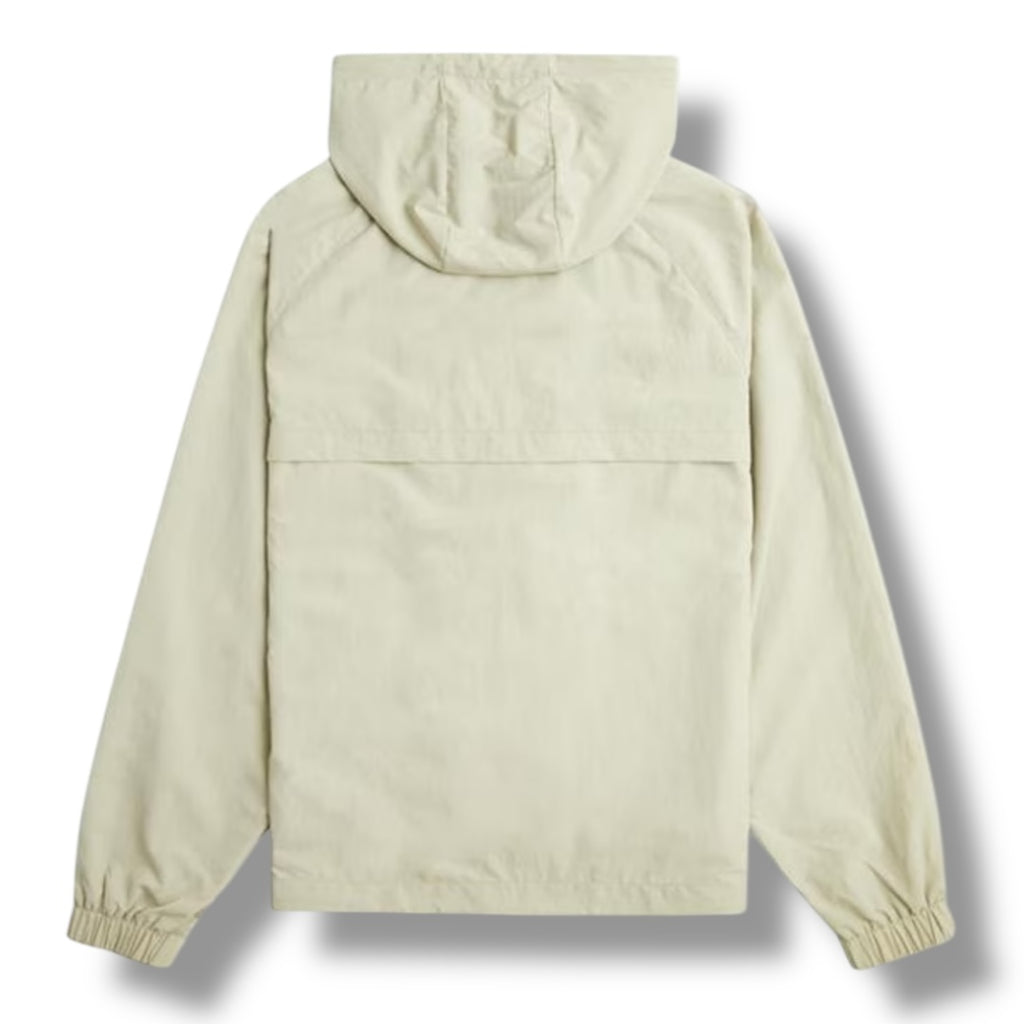 FRED PERRY HOODED SHELL JACKET BEIGE
