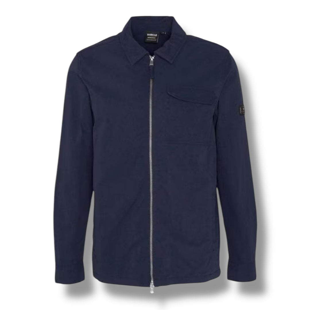 BARBOUR INTERNATIONAL MAZE OVERSHIRT NAVY BLUE