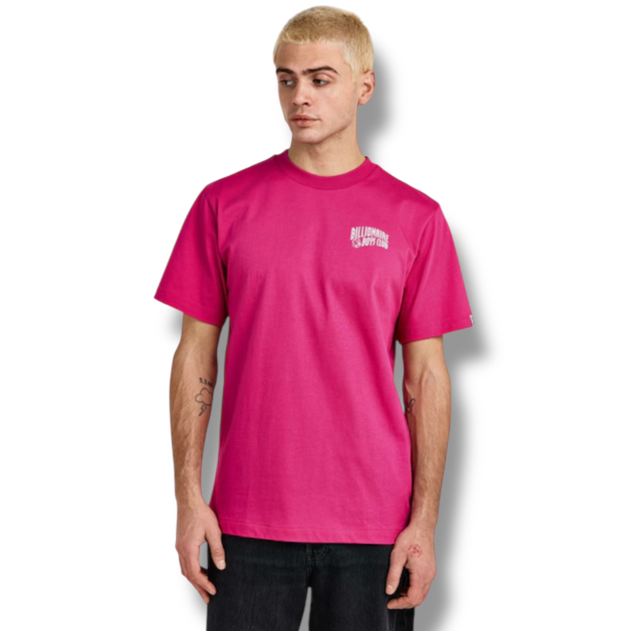 BILLIONAIRE BOYS CLUB SMALL ARCH T-SHIRT PINK