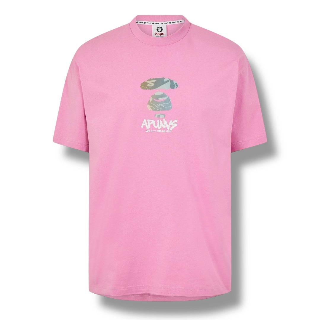 A BATHING APE AAPE T-SHIRT PINK