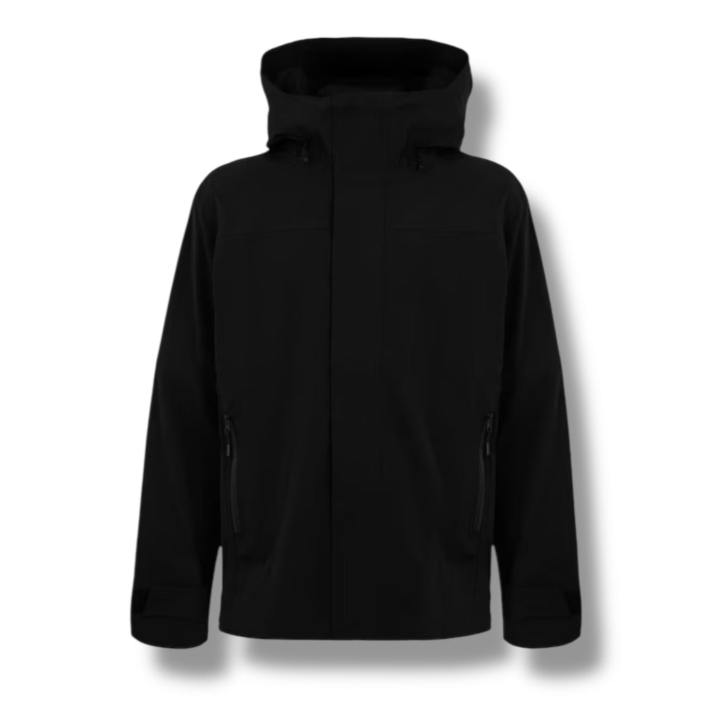 CANADA GOOSE RUPERT HOODED WATERPROOF RAIN JACKET BLACK