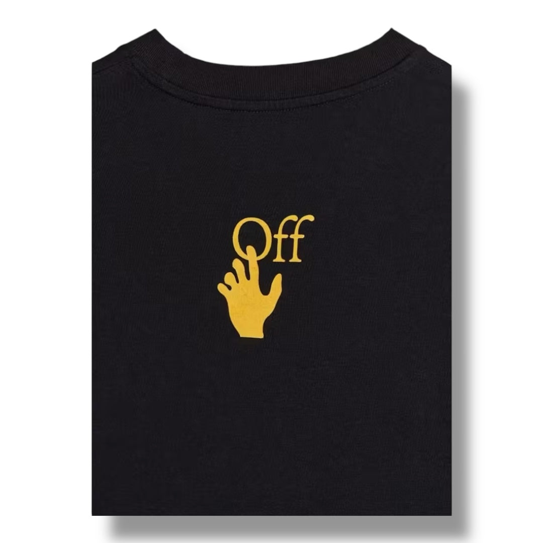 OFF WHITE CARAVAGGIO T-SHIRT BLACK
