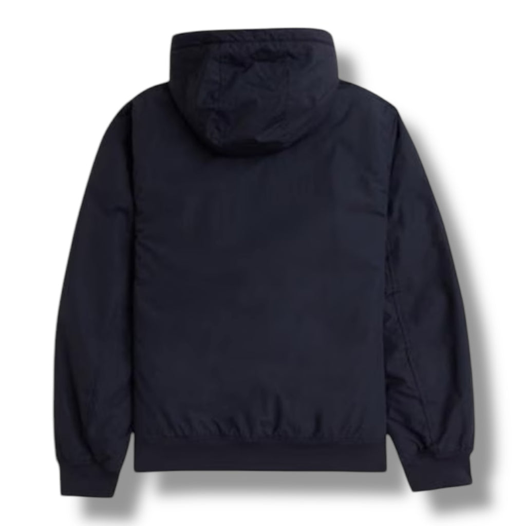 FRED PERRY HOODED BRENTHAM JACKET NAVY BLUE