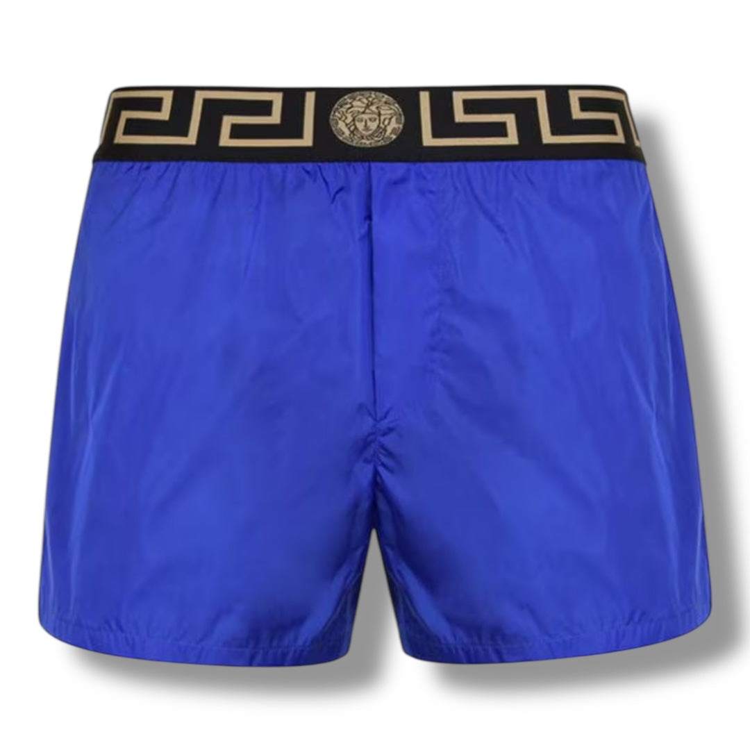 VERSACE ICON SWIM SHORTS ROYAL BLUE
