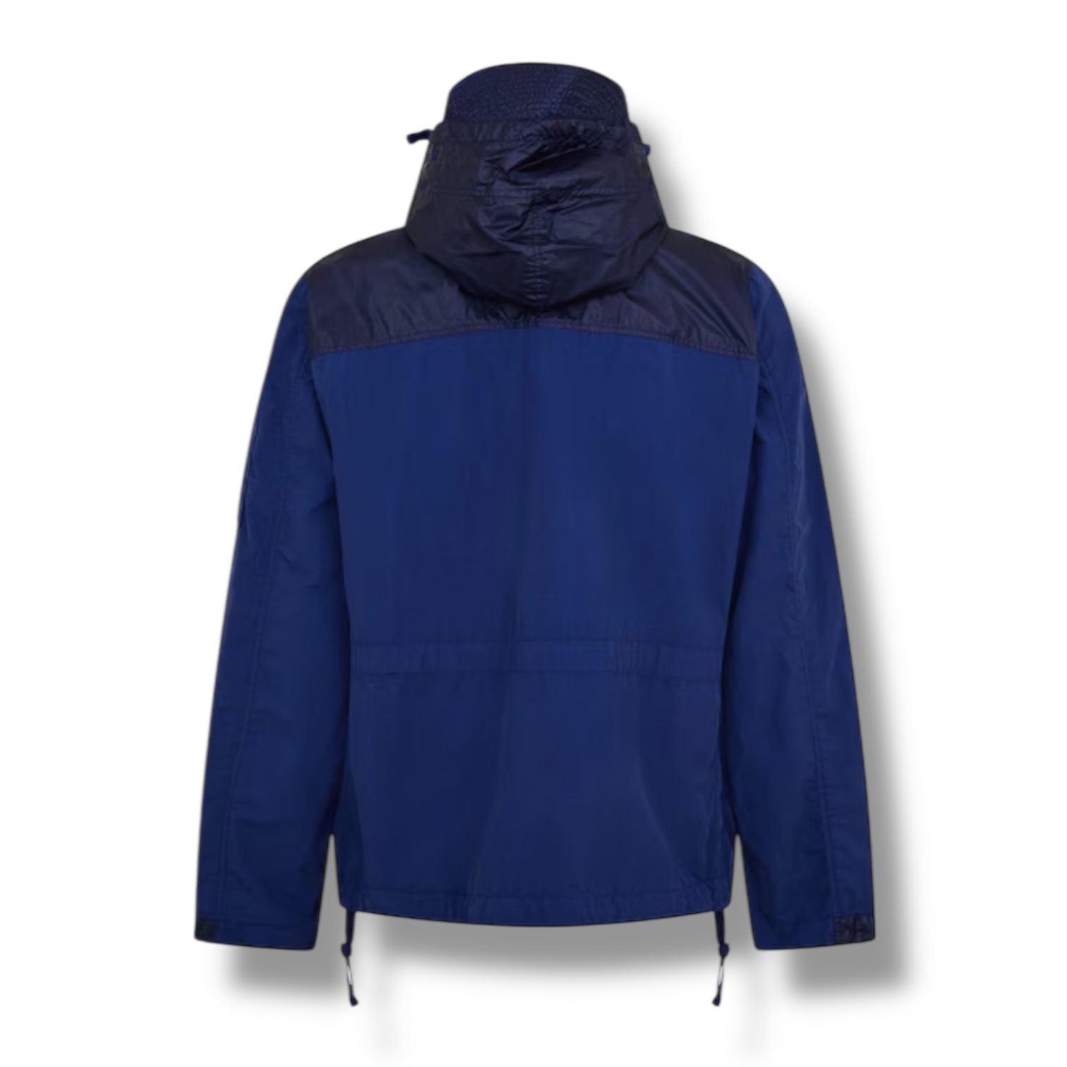 CP COMPANY HOODED GOOGLE JACKET BLUEPRINT BLUE