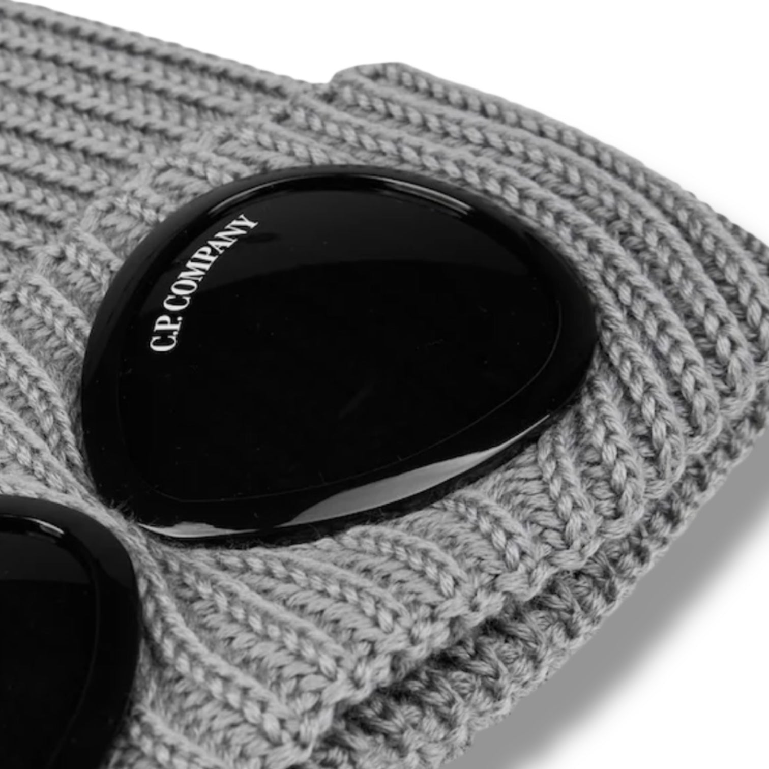 CP COMPANY GOOGLE BEANIE HAT SHADOW GREY