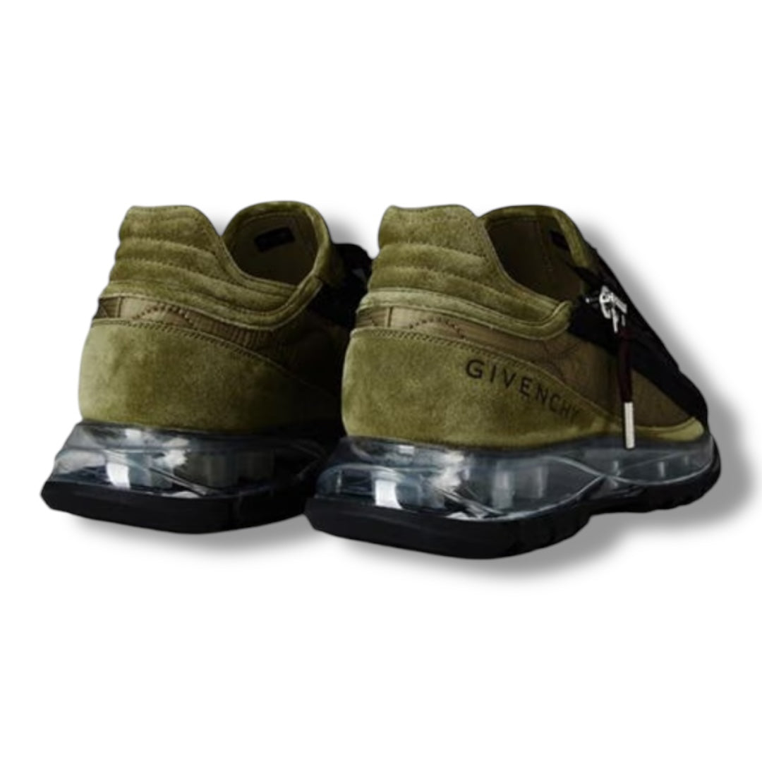 GIVENCHY SPECTRE RUNNER TRAINERS KHAKI GREEN