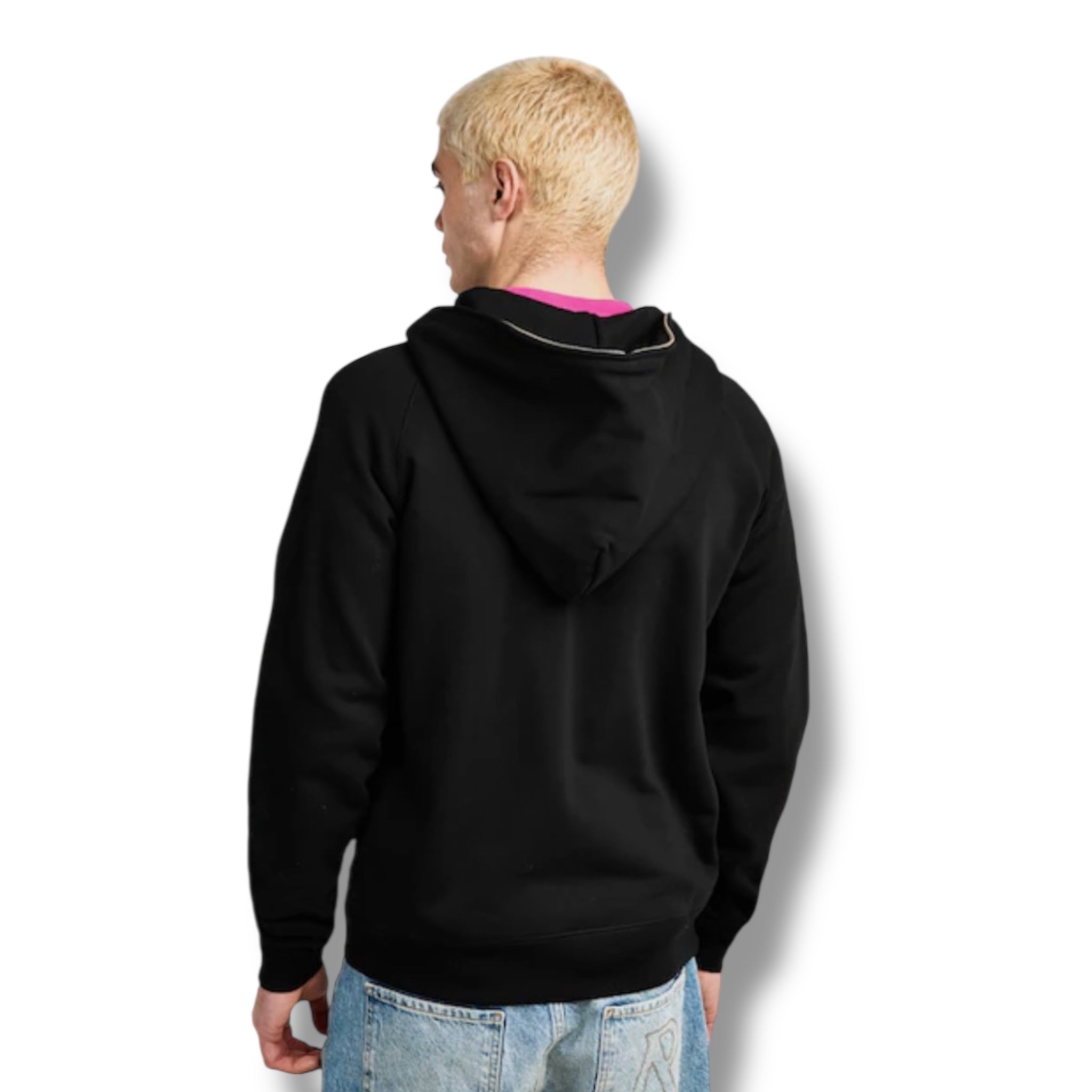 BILLIONAIRE BOYS CLUB ZIP UP ARCH HOODIE BLACK