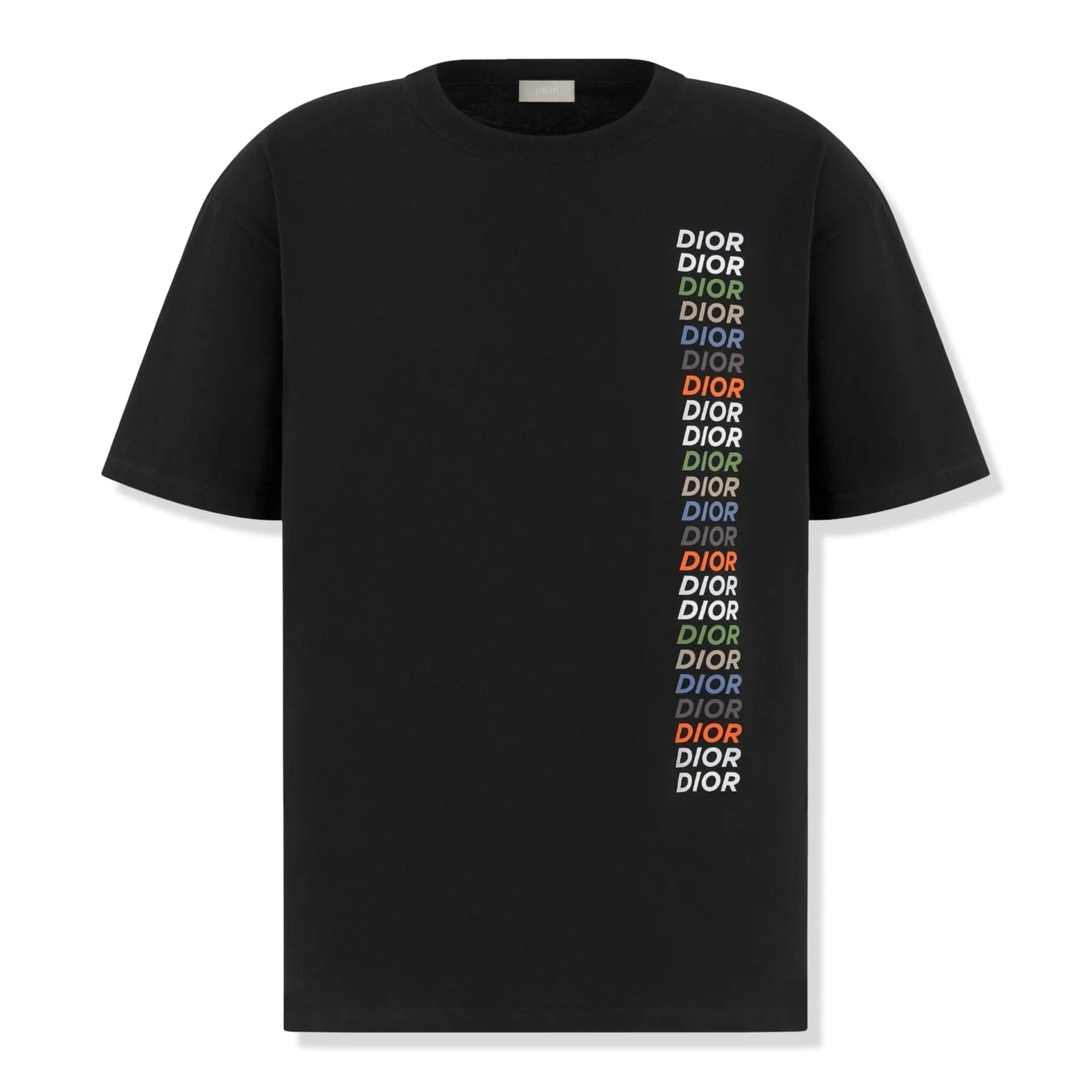 DIOR MULTI LOGO T-SHIRT BLACK