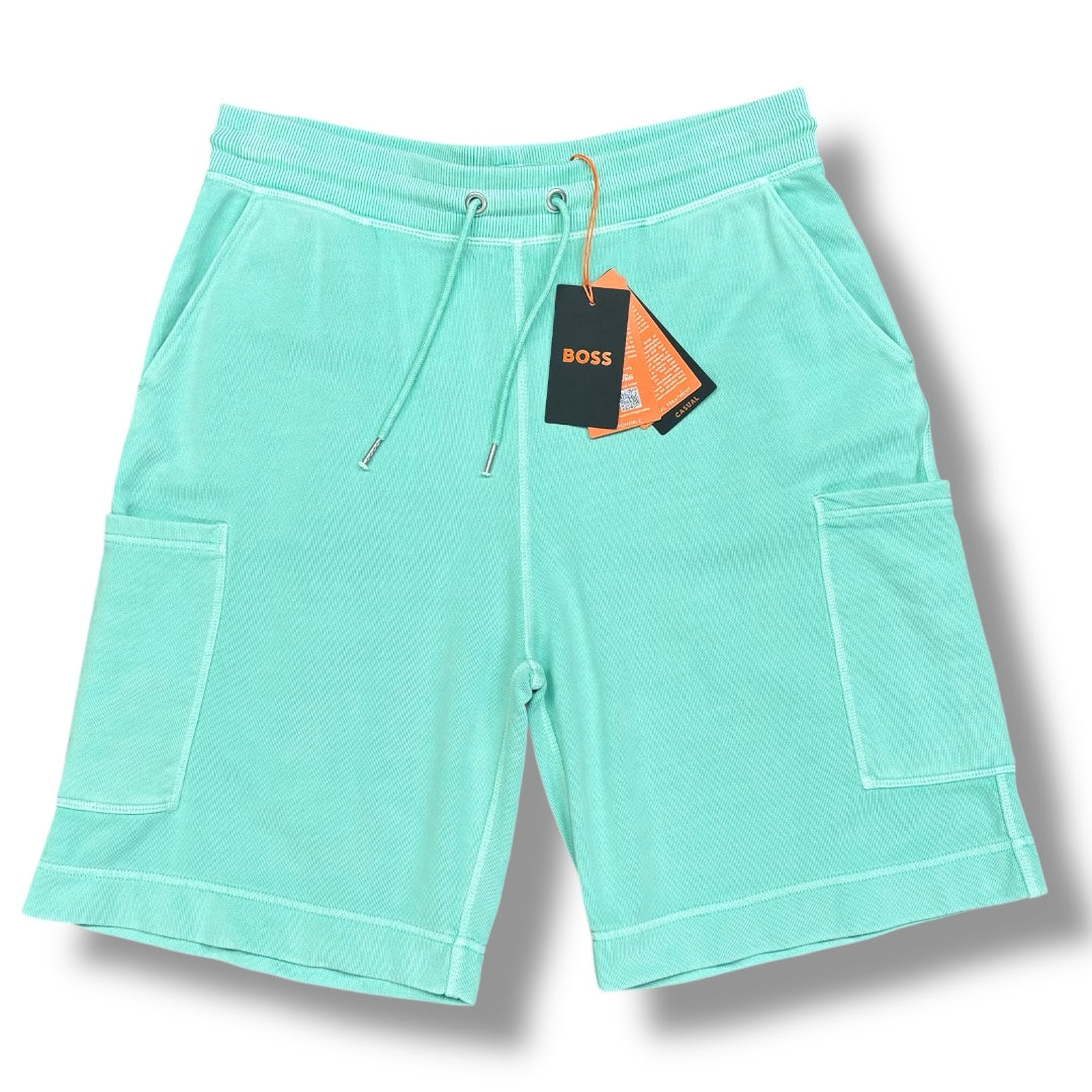 HUGO CARGO POCKET JERSEY SHORTS MINT * SALE *