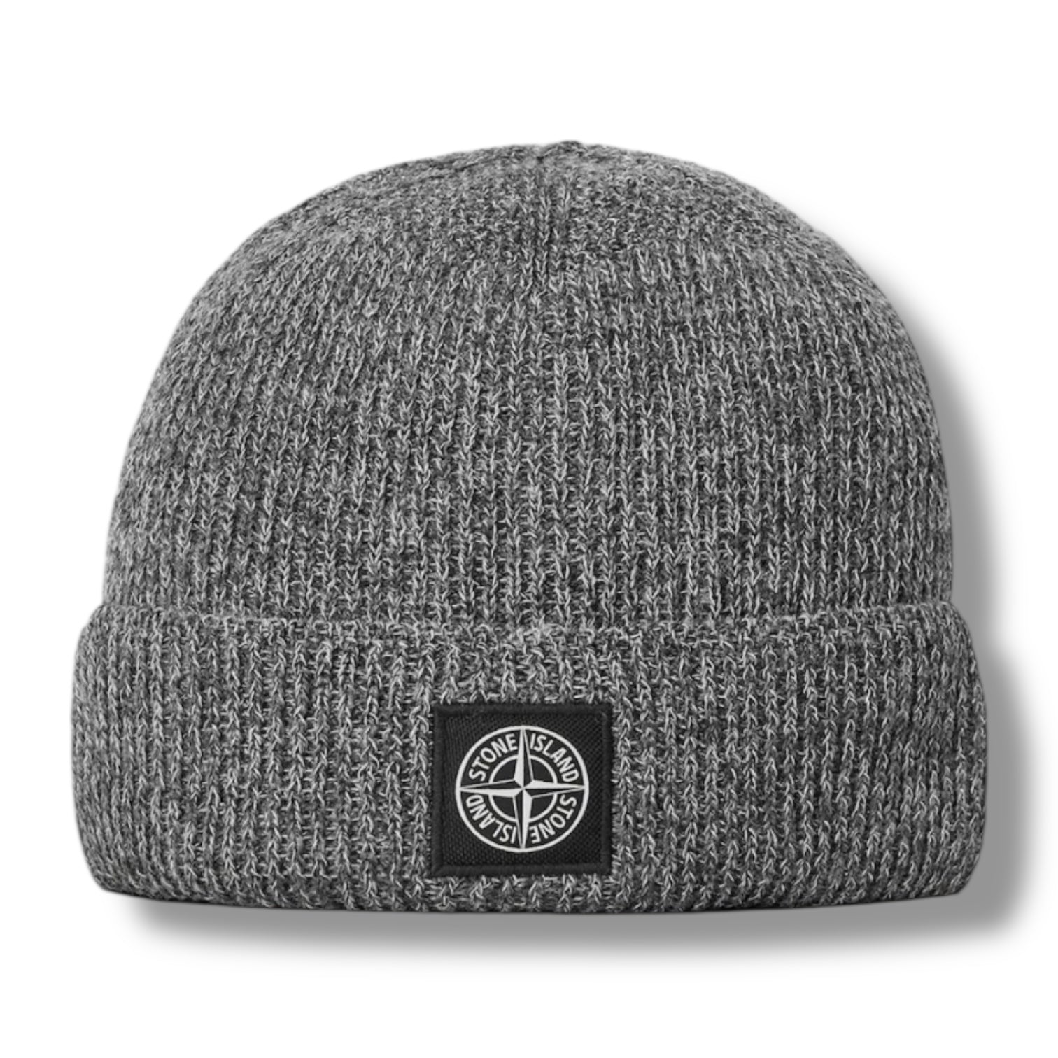 STONE ISLAND BEANIE HAT LIGHT GREY