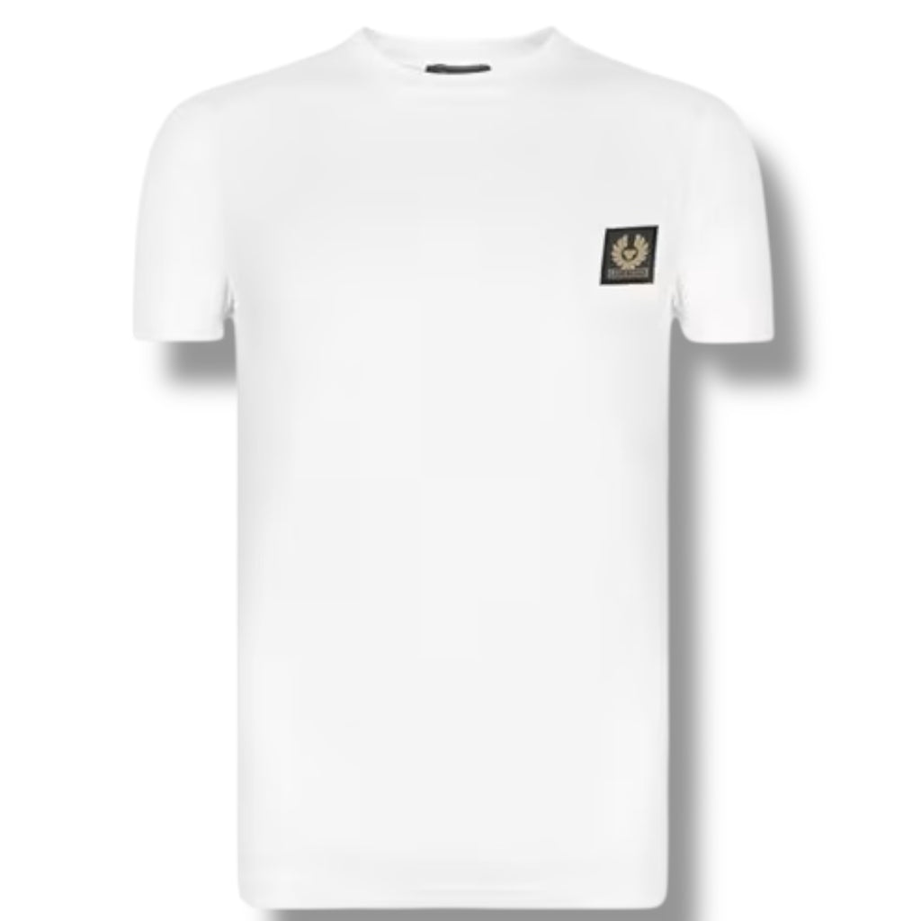 BELSTAFF PHOENIX PATCH LOGO T SHIRT WHITE