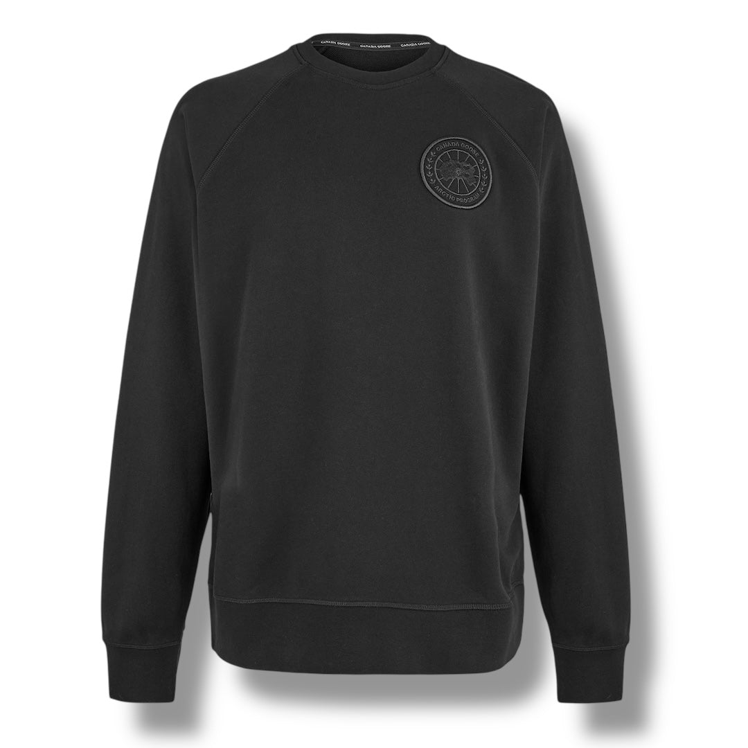 CANADA GOOSE BLACKOUT HURON SWEATSHIRT BLACK