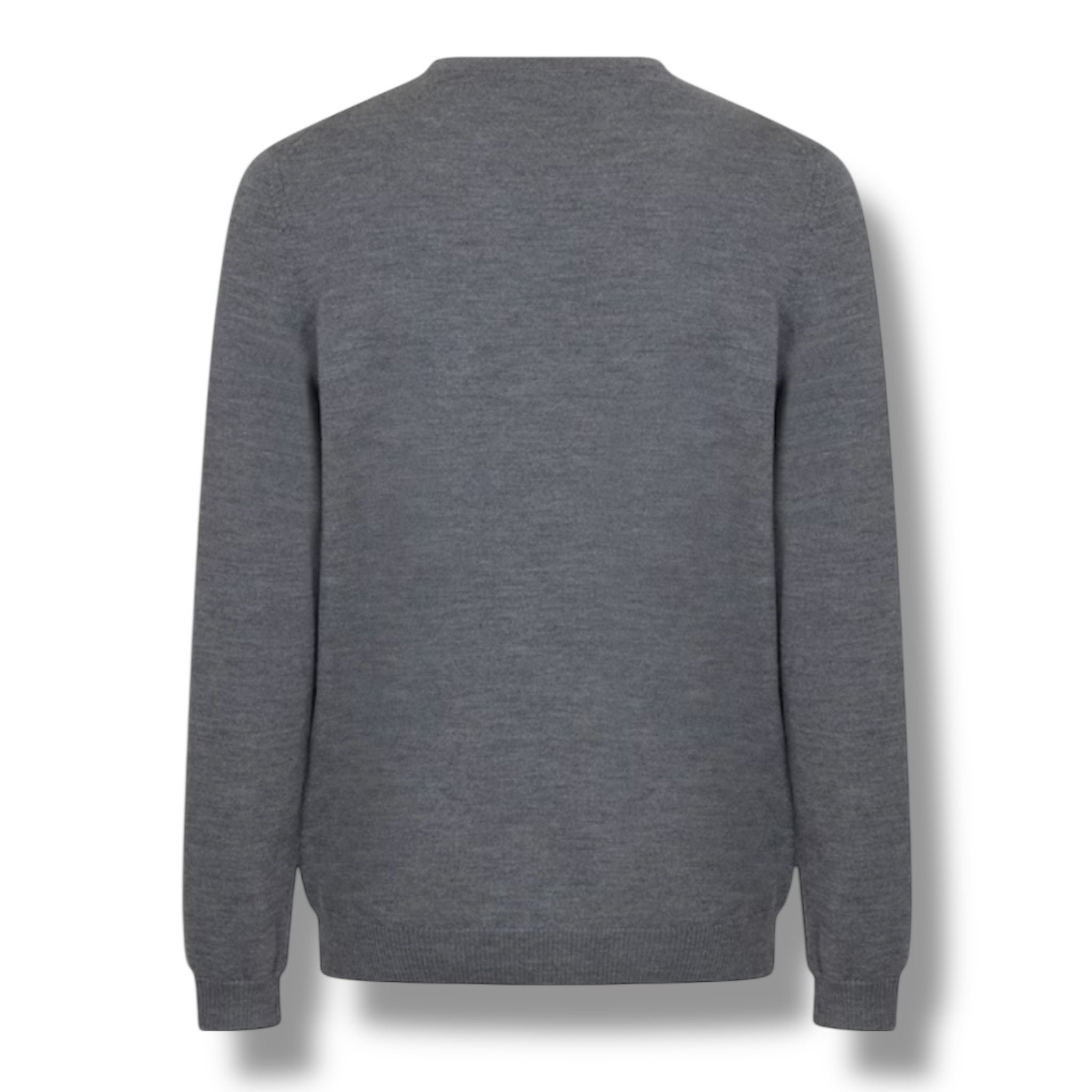 HUGO BOSS THIN KNIT SWEATER GREY