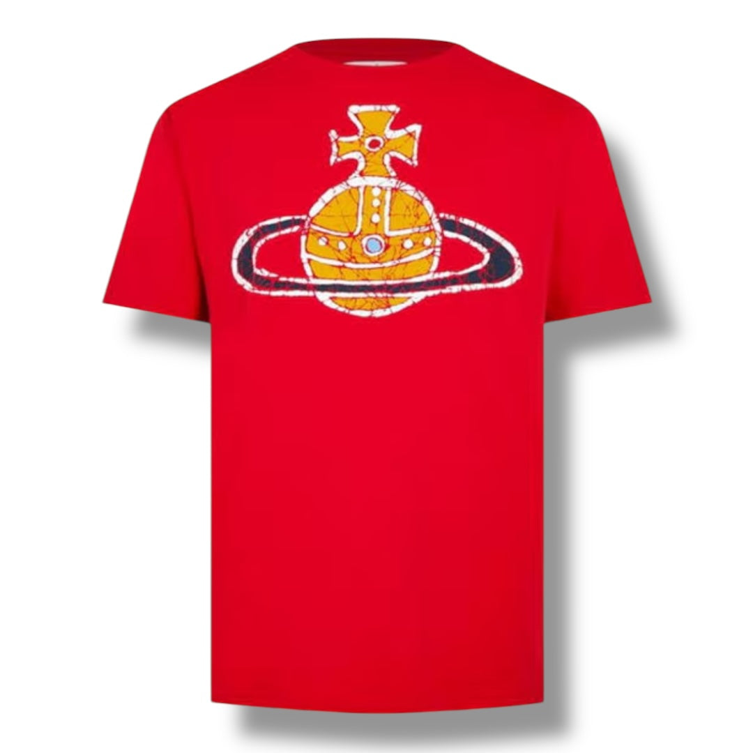 VIVIENNE WESTWOOD TIME ORB T-SHIRT RED
