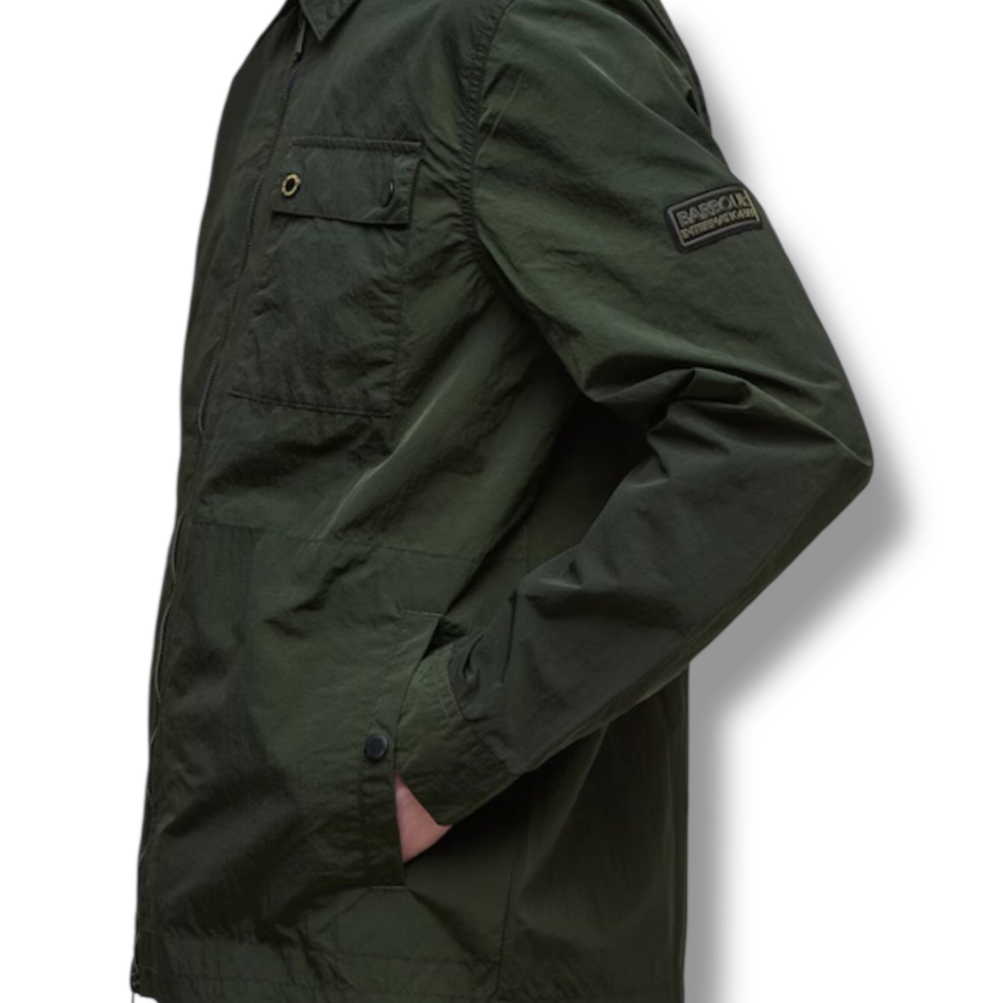 BARBOUR INTERNATIONAL OVERSHIRT SAGE GREEN