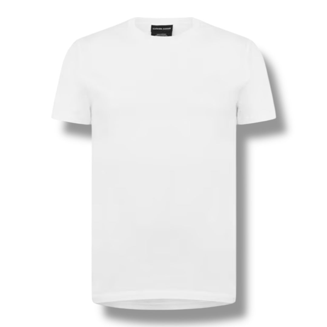 CANADA GOOSE LOGO T-SHIRT WHITE