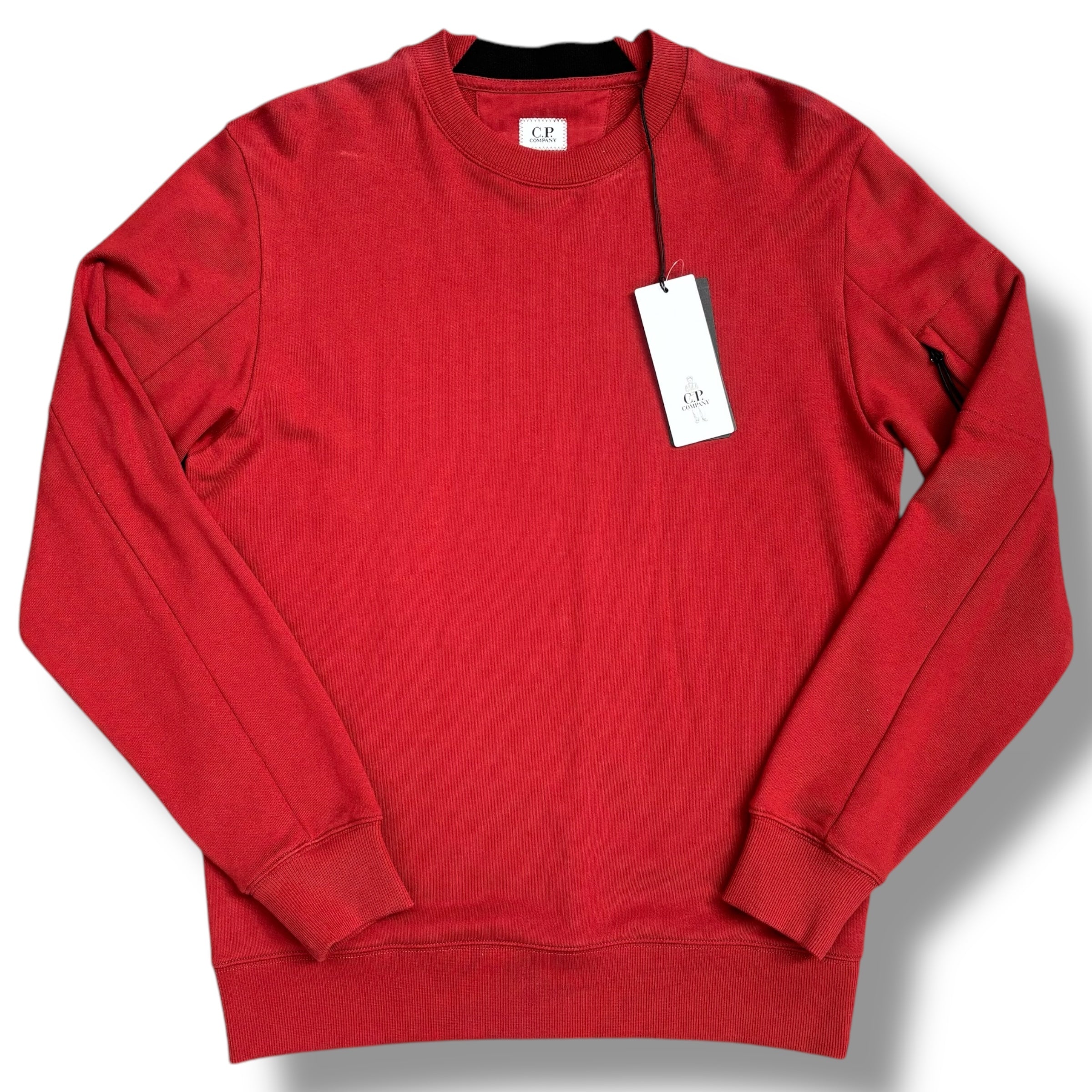 CP COMPANY LENS SWEATSHIRT RED