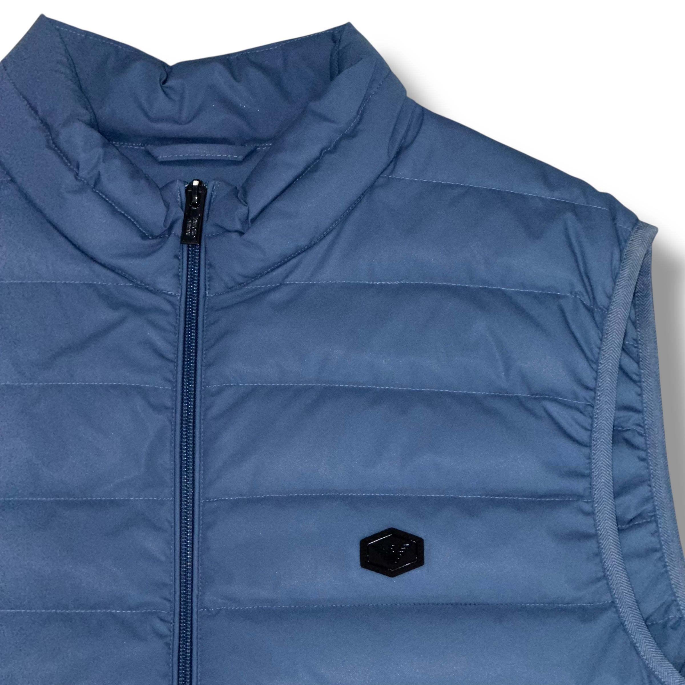 EMPORIO ARMANI EA PUFFER GILET LIGHT BLUE
