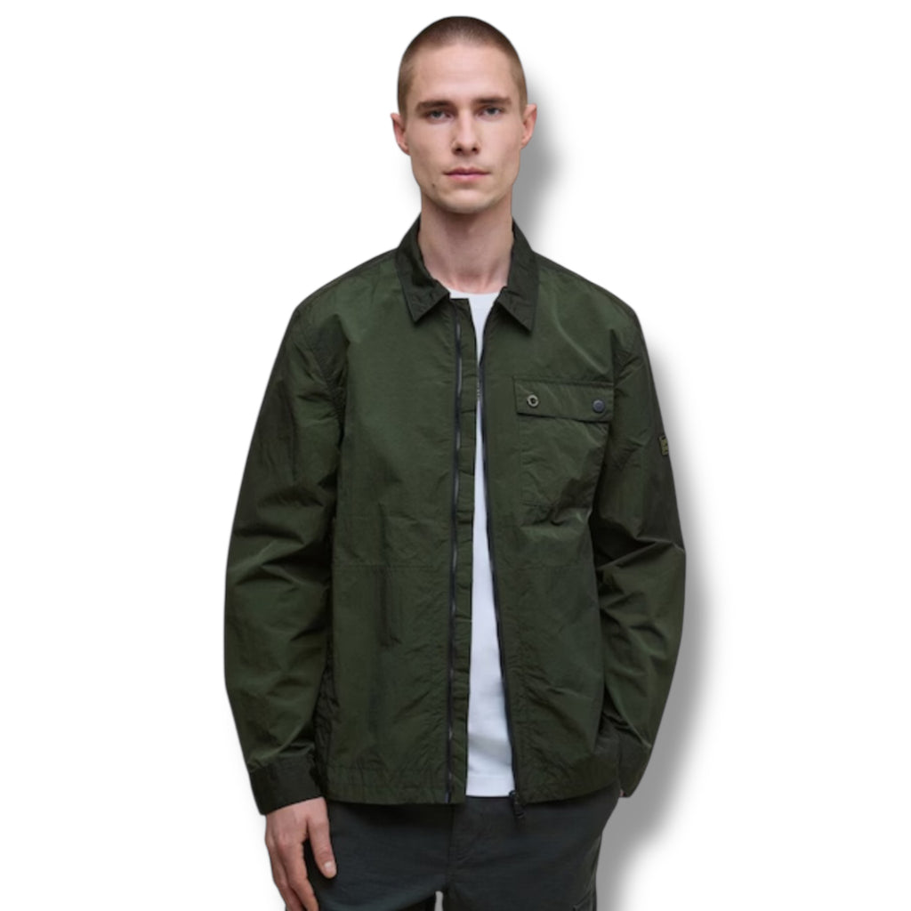 BARBOUR INTERNATIONAL OVERSHIRT SAGE GREEN