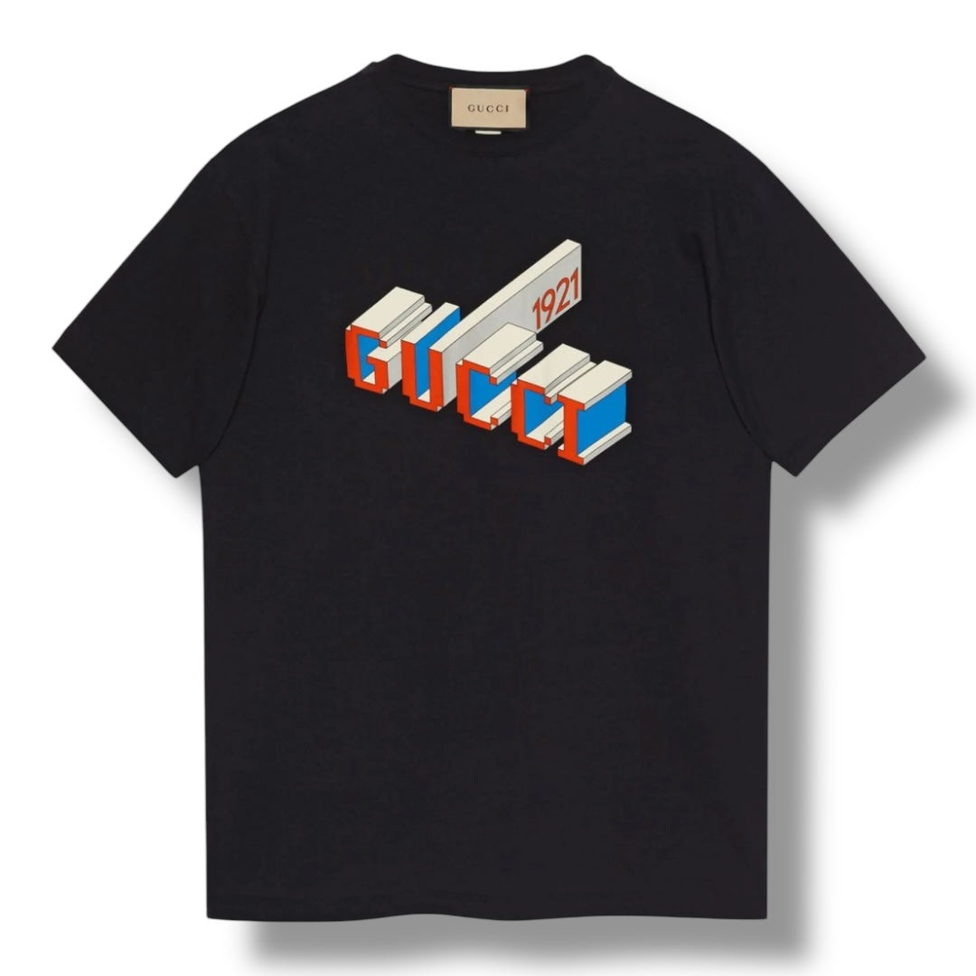 GUCCI 3D LOGO T-SHIRT BLACK