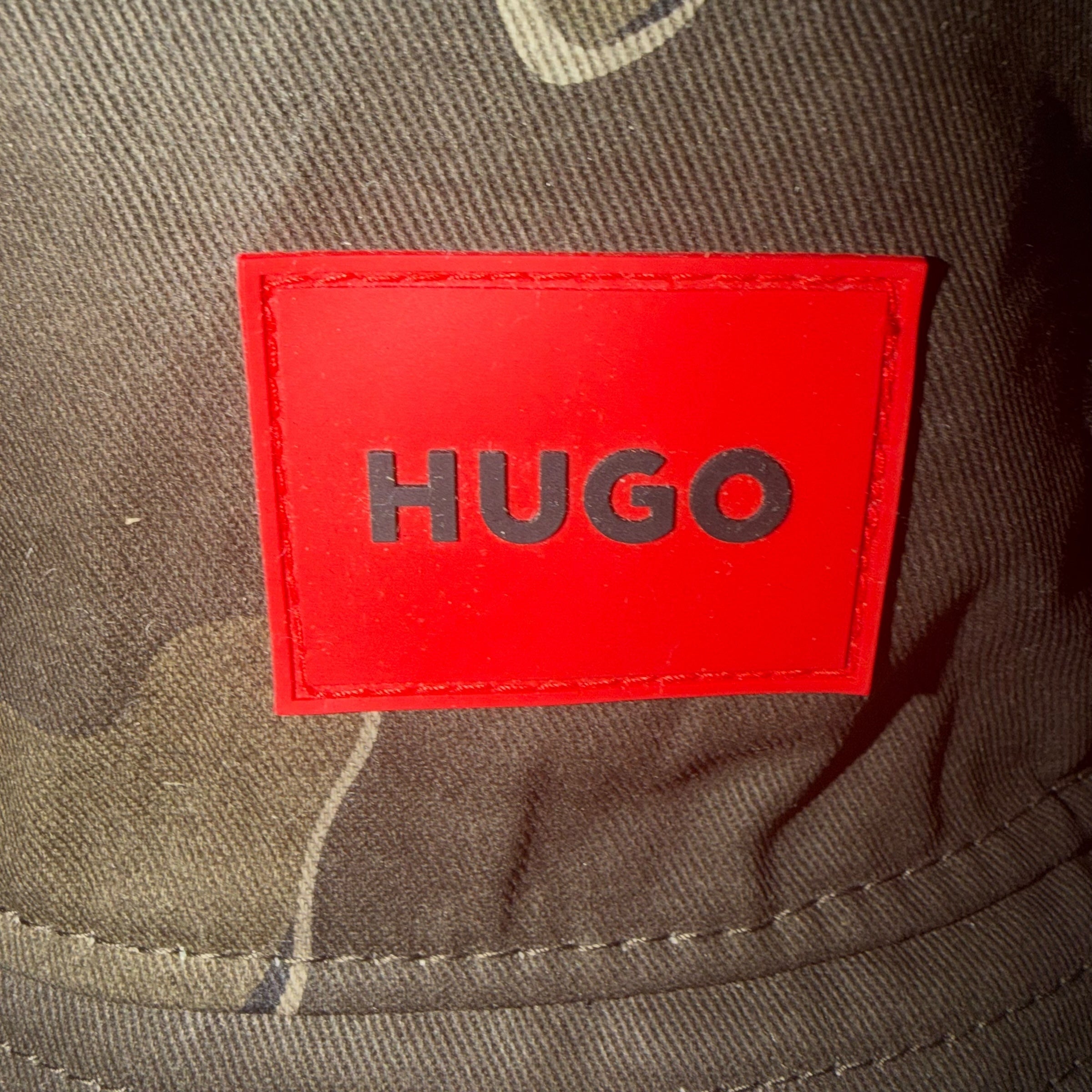 HUGO BOSS HUGO CAMO BUCKET HAT GREEN