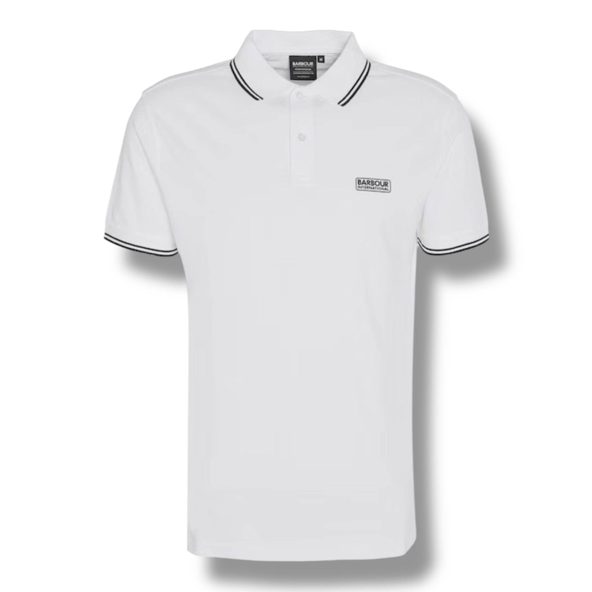 BARBOUR INTERNATIONAL POLO SHIRT WHITE