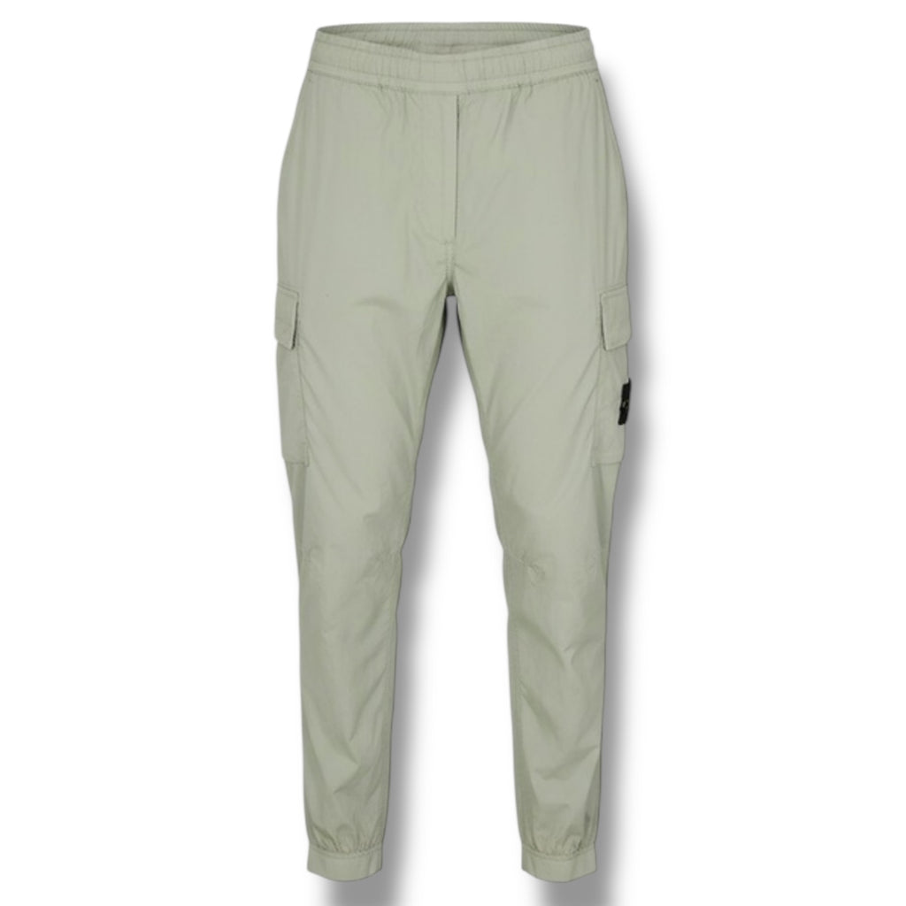 STONE ISLAND TELA CARGO PANT SAGE GREEN