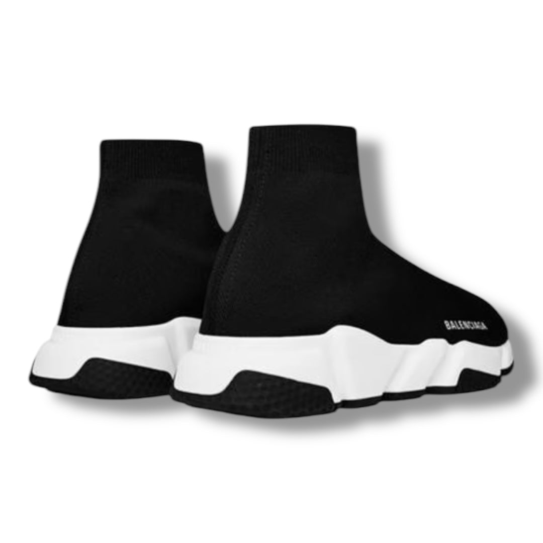 BALENCIAGA SPEED SOCK TRAINERS BLACK - WHITE