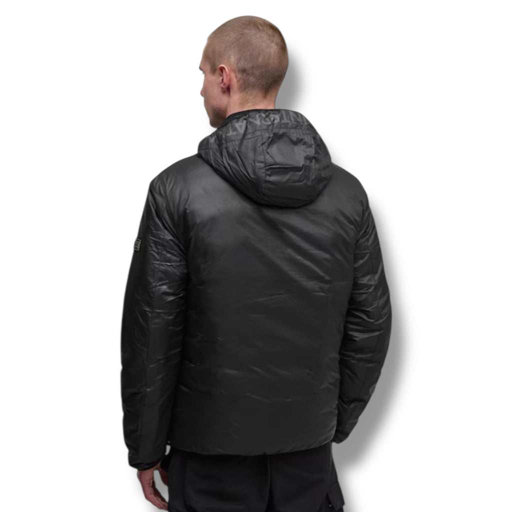 BARBOUR INTERNATIONAL LUMLEY HOODED PADDED JACKET BLACK