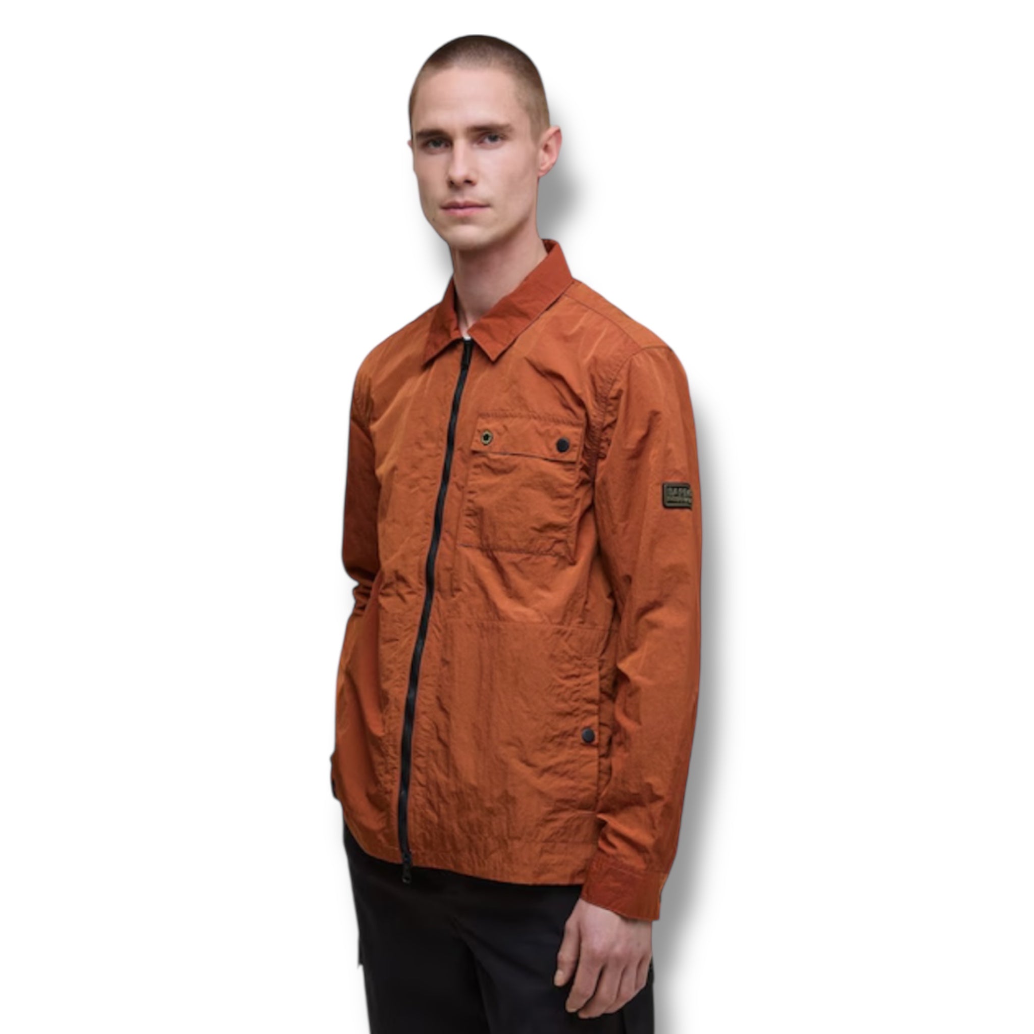 BARBOUR INTERNATIONAL OVERSHIRT ORANGE