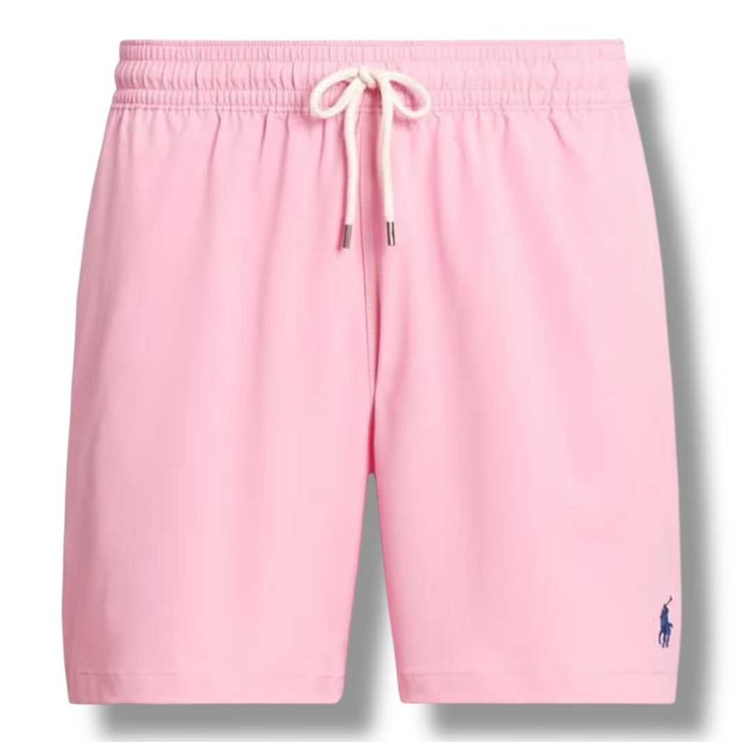 RALPH LAUREN LOGO SWIM SHORTS PINK