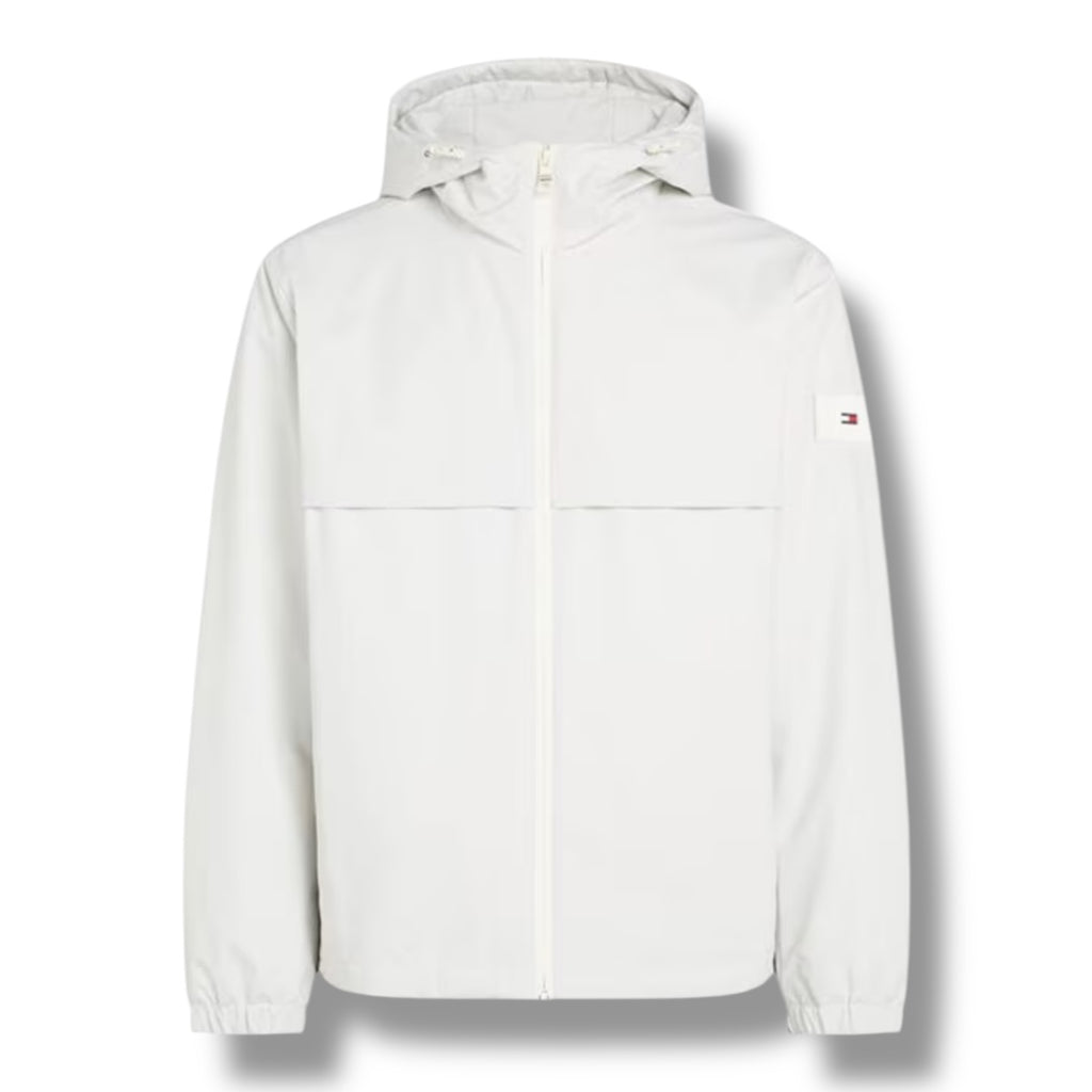 TOMMY HIFILGER HOODED JACKET WHITE