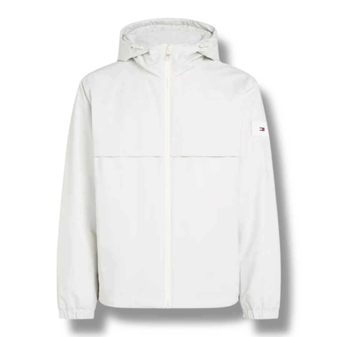 TOMMY HIFILGER HOODED JACKET WHITE