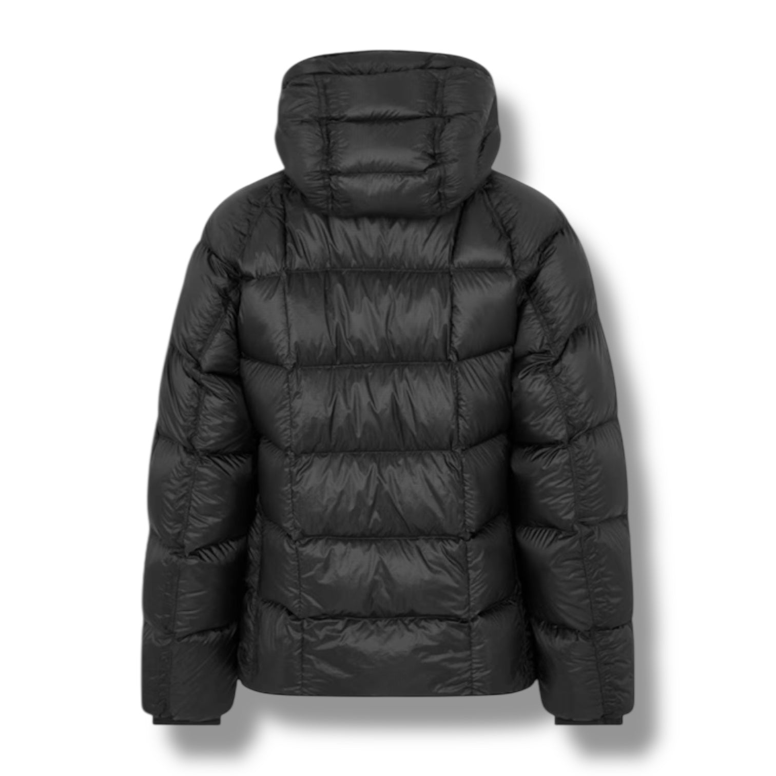 CP COMPANY DD SHELL LENS DOWN PUFFER JACKET BLACK