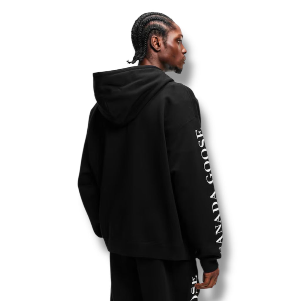 CANADA GOOSE ROVE ZIP UP HOODIE BLACK