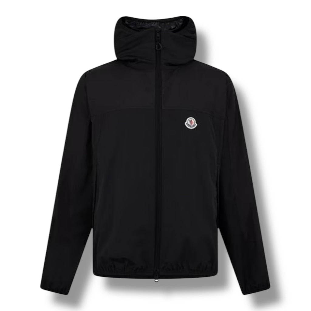 MONCLER KONA HOODED WINDBREAKER JACKET BLACK