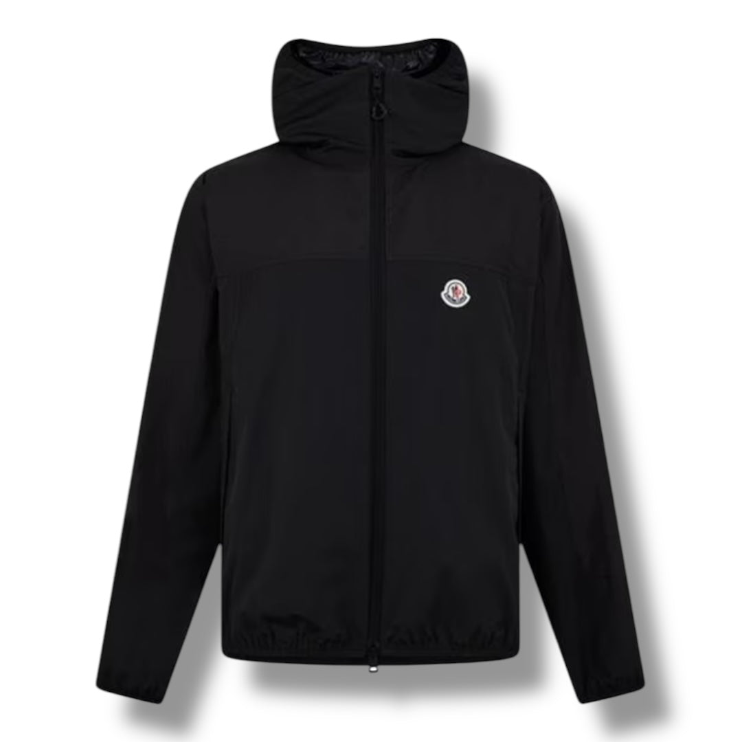 MONCLER KONA HOODED WINDBREAKER JACKET BLACK