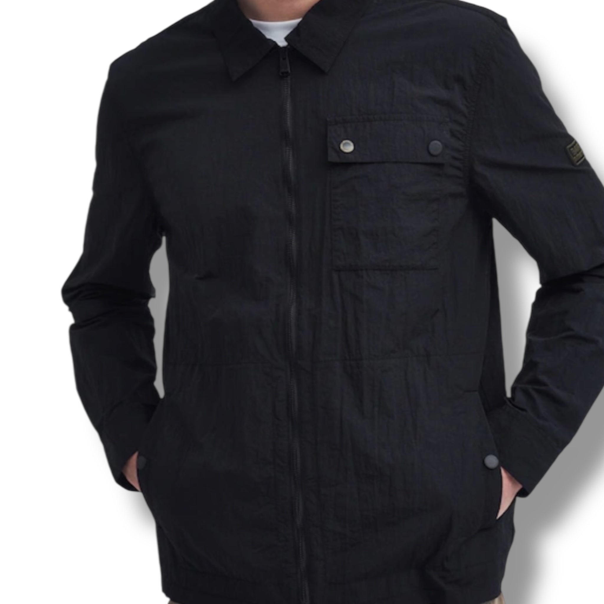 BARBOUR INTERNATIONAL OVERSHIRT BLACK